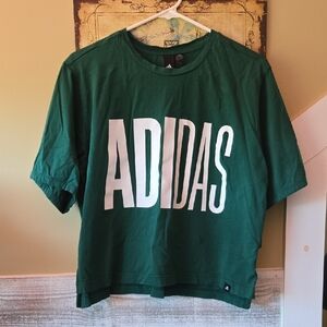 Adidas Kids Forest Green Tee